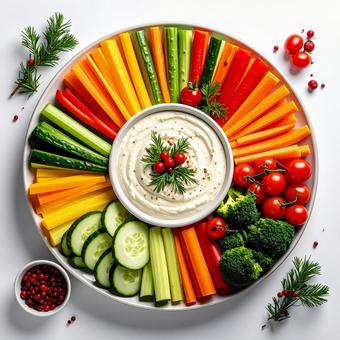 野菜のオードブル 野菜のオードブルの写真