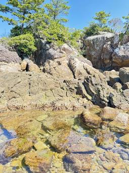 三輪崎海岸 鈴島 三輪崎海岸 鈴島の写真