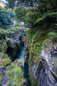 高千穂峡　真名井の滝 高千穂峡,真名井の滝,高千穂の写真素材