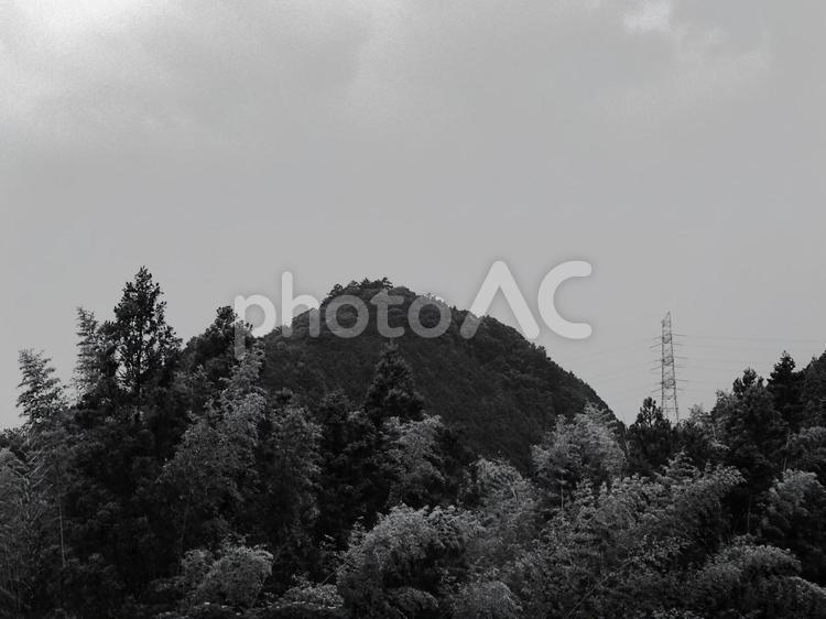鉄塔がある風景 鉄塔,送電線,電線の写真素材
