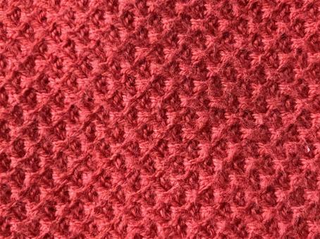 赤いニット生地 ニット,生地,赤の写真素材