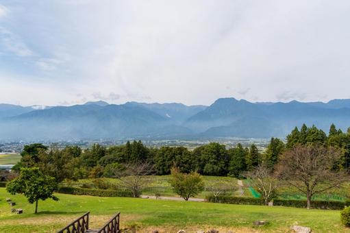 長野県北安曇郡池田町 北アルプス展望 長野県北安曇郡池田町 北アルプス展望の写真