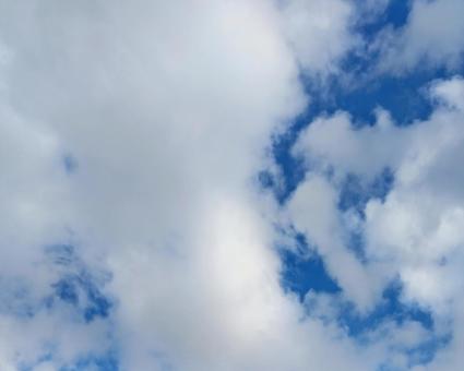 青空と雲 青空と雲の写真