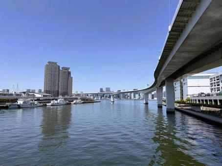2025年春 昼間の東京江東区の風景 2025年春 昼間の東京江東区の風景 ビル群,台場エリア,アーバンの写真素材