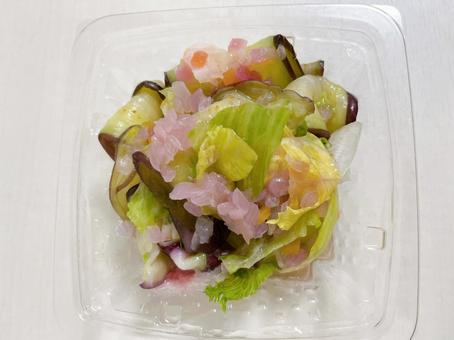 茄子のサラダ 食べ物 茄子のサラダ 食べ物の写真