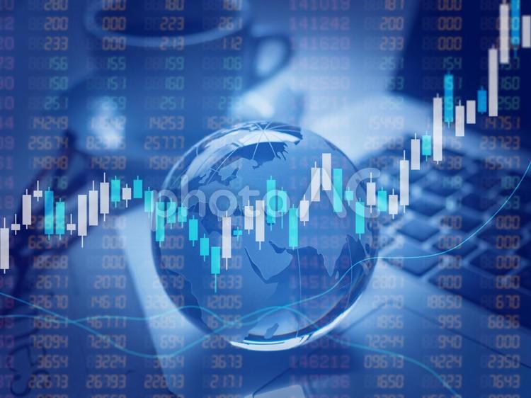 オンライン株取引 株,投資,ビジネスの写真素材