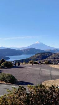 芦ノ湖と富士山 芦ノ湖と富士山 芦ノ湖,富士山,箱根の写真素材