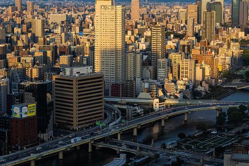 都市景観 都市景観 ステーションワン,淀屋橋,大阪の写真素材