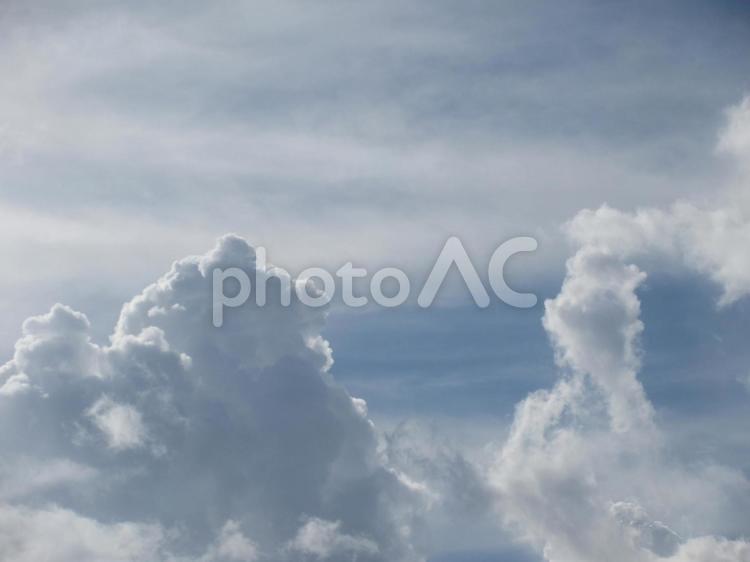 雲　漆 空,雲,風景の写真素材
