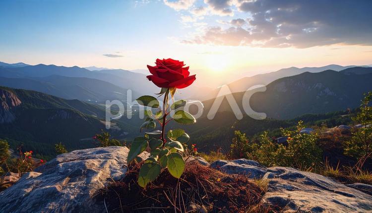 一輪の薔薇の花 薔薇,自然,アップの写真素材