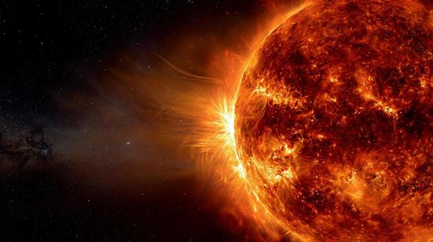 壮大な太陽のエネルギー 壮大な太陽のエネルギーの写真