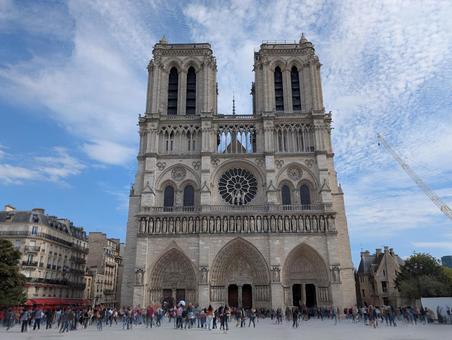 ノートルダム大聖堂 ノートルダム大聖堂 パリ,フランス,ノートルダムの写真素材