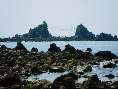 真鶴岬 三ツ岩 真鶴岬 三ツ岩 真鶴岬,真鶴,三ツ石海岸の写真素材