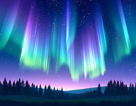 夜空のオーロラ・光のシャワー_2.jpg 夜空のオーロラ・光のシャワー_2.jpgの写真