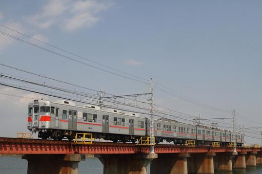 Photo, sanyo electric railway, main line, 3000 series, 