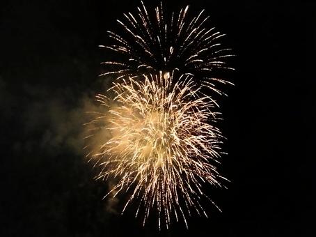 花火 花火 炎,光,輝きの写真素材