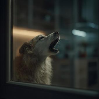 窓辺の忠実な番犬 窓辺の忠実な番犬の写真