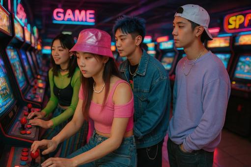 ゲーセンY2K若者 ゲーセンY2K若者の写真