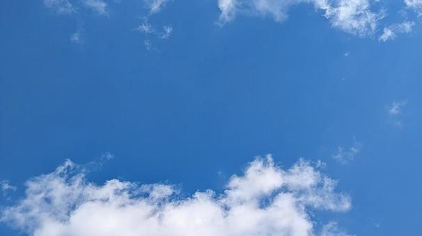 夏の青空 夏の青空の写真