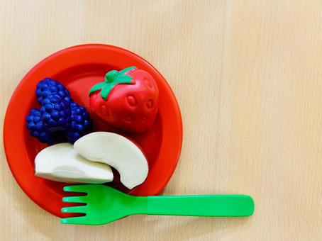 おままごと　フルーツ盛り合わせ いちご,フルーツ,おままごとの写真素材