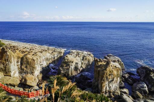 Hyuga Sea as seen from Udo Shrine, JPG