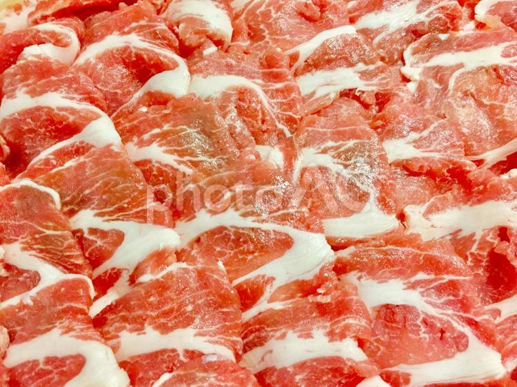 豚肩ロース  切り落とし 豚肉,豚肩ロース,生肉の写真素材