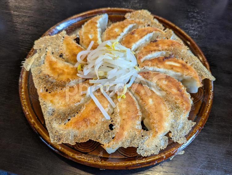 神奈川県大井町の浜松餃子 ぎょうざ,浜松ぎょうざ,焼き餃子の写真素材