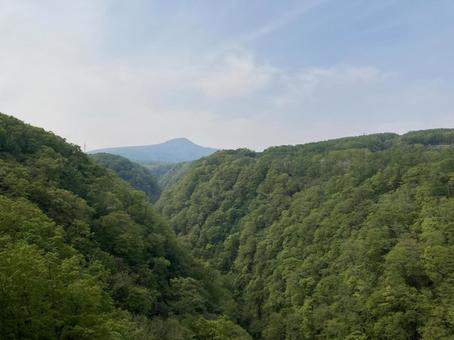 北海道の渓谷 登別 北海道の渓谷 登別の写真