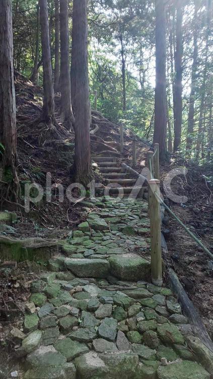 石畳の階段  階段,石畳,上り坂の写真素材