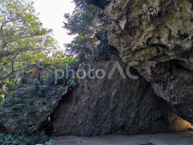 沖縄　世界遺産　斎場御嶽（せーふぁうたき 斎場御嶽,世界遺産,せーふぁうたきの写真素材