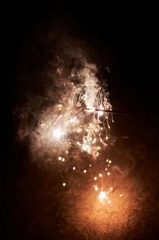 Photo, handheld fireworks, summer image, the season, 
