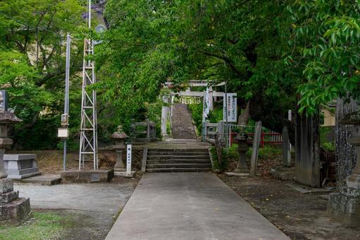 Photo, a shrine, tatekoshi shrine, shrines and temples, 