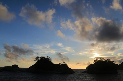 Sunset at Dogashima Norihama Beach, JPG Sunset at Dogashima Norihama Beach, JPG