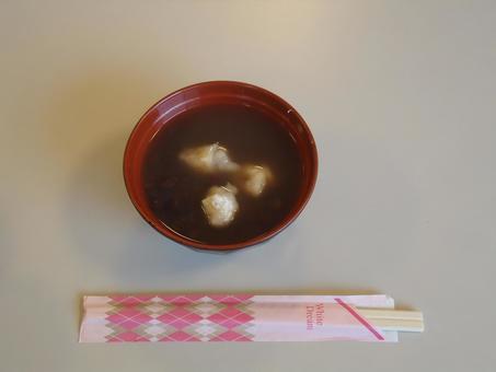 ぜんざい ぜんざい ぜんざい,あずき,小豆の写真素材