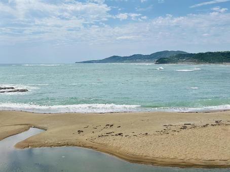 和歌山の海 海,渚,海岸の写真素材