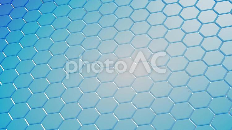 ブルー ヘキサゴン ハニカムパターン ブルー ヘキサゴン ハニカムパターン 背景,柄,イラストの写真素材