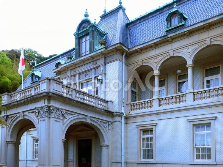 萬翠荘　フランス風洋館 萬翠荘,ばんすいそう,洋館の写真素材