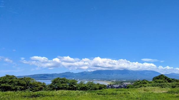 山の上からの景色 山の上からの景色の写真
