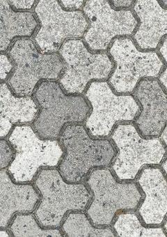 幾何学模様タイル 幾何学模様タイル 幾何学模様,タイル,地面の写真素材