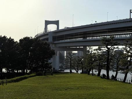 2025年春 昼間の東京お台場の風景 2025年春 昼間の東京お台場の風景 都心,さわやか,りんかい線の写真素材