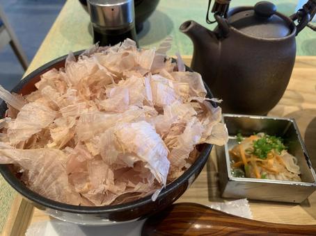 かつお節のお茶漬け かつお節のお茶漬けの写真