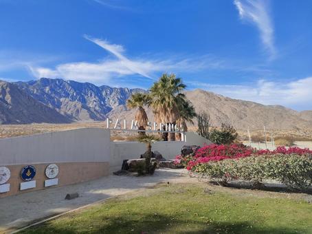 パームスプリングス 砂漠,リゾート,ロサンゼルスの写真素材