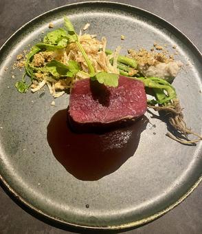 ディナー ディナー 肉,肉料理,ステーキの写真素材