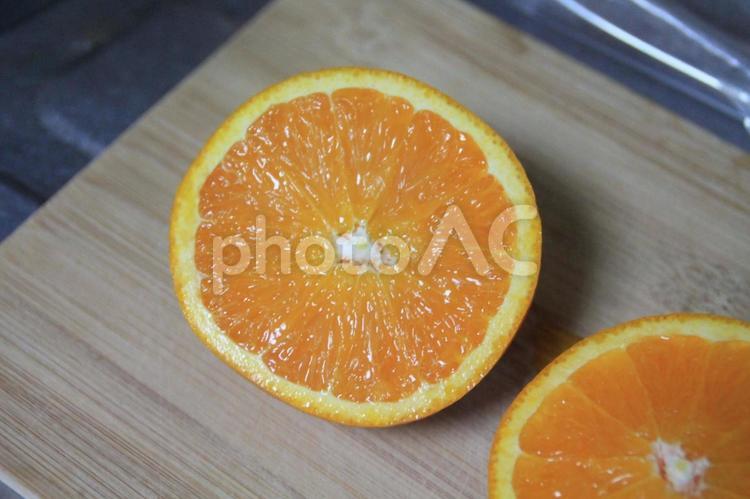 みずみずしいオレンジ オレンジ,断面,果物の写真素材