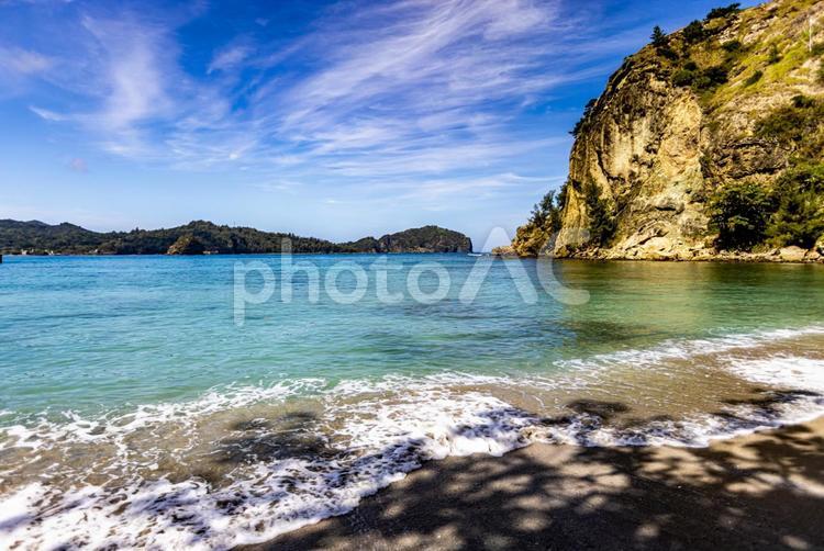 小笠原諸島　境浦海岸から望む絶景 父島,小笠原諸島,海の写真素材