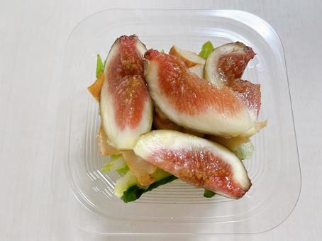 いちじくのサラダ 食べ物 いちじくのサラダ 食べ物の写真