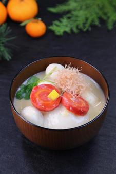 京都雑煮 京都雑煮 京都雑煮,雑煮,京都の写真素材