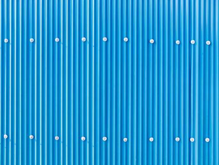 青いトタン板の背景テクスチャ トタン板,背景,青の写真素材