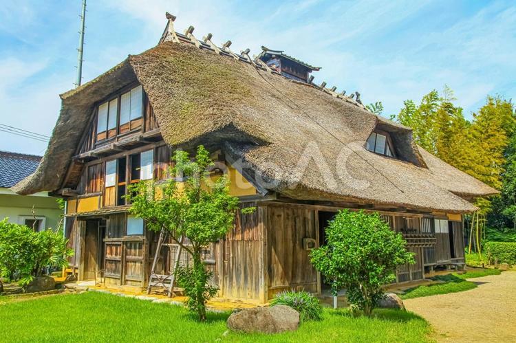 鶴岡市　致道博物館 旧渋谷家住宅 致道博物館,旧渋谷家住宅,カブト造りの写真素材