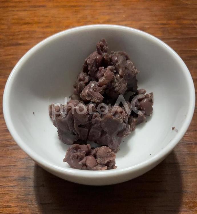 R7.06.03　甘くない小豆煮 甘くない小豆煮,小豆煮,無糖小豆煮の写真素材